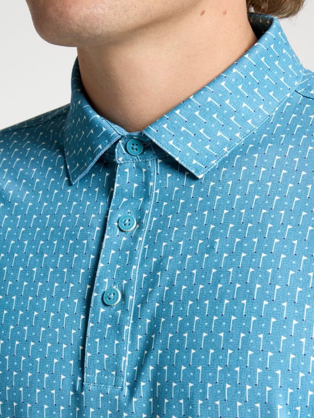 Walter Hagen Men's Performance 11 Novelty Print Golf Polo - Picture 6 of 6